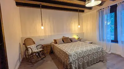 Cama o camas de una habitación en MASIA CLOTATS