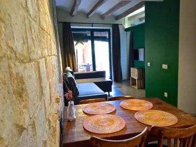 Zona de estar de Hotel Restaurant Lotus Priorat
