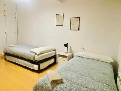 Cama o camas de una habitación en Vivac Jaca