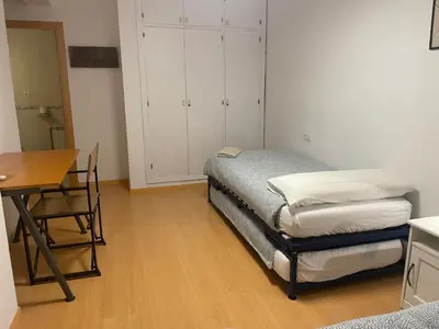 Cama o camas de una habitación en Vivac Jaca