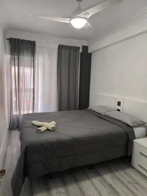 Cama o camas de una habitación en Apartamento San Antón