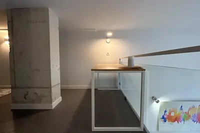 Una cocina o zona de cocina en Hola Pamplona!