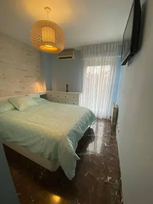 Cama o camas de una habitación en Casa Carlos