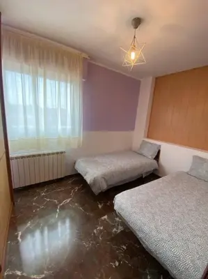 Cama o camas de una habitación en Casa Carlos