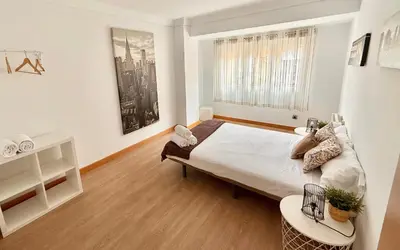 Cama o camas de una habitación en Apartamento Ana Isabel