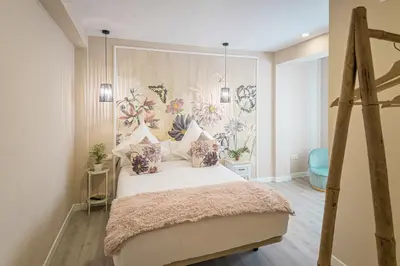 Cama o camas de una habitación en Hostal Plaza Boutique - Solo adultos