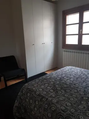 Cama o camas de una habitación en Apartamento Castillo de Arguedas