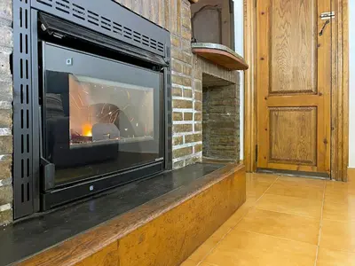 Una cocina o zona de cocina en Etxetxikia