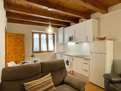 Una cocina o zona de cocina en Etxetxikia