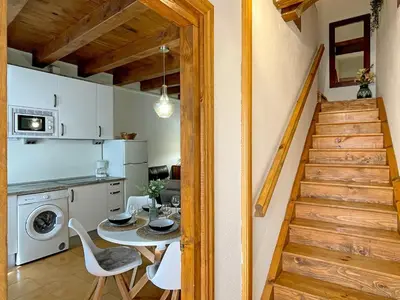 Una cocina o zona de cocina en Etxetxikia