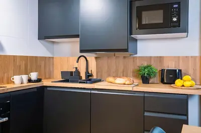 Una cocina o zona de cocina en Valle de Sueños
