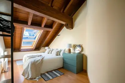 Cama o camas de una habitación en Valle de Sueños