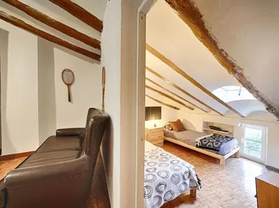 Zona de estar de Casa Rustica en Vilaverd