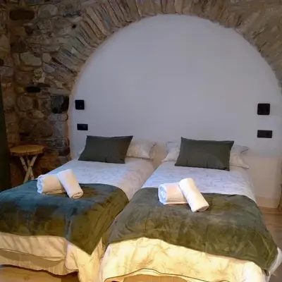 Cama o camas de una habitación en La carpintería