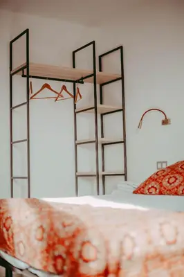 Cama o camas de una habitación en Hostal Restaurant Mussons Vins