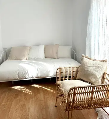 Cama o camas de una habitación en Los Meandros