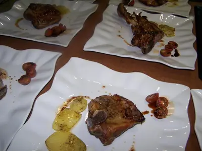 Comida en o cerca of this country house