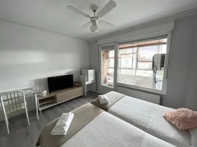 Cama o camas de una habitación en Pensión Luzía - Optional Auto Check-in