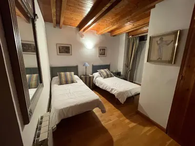 Cama o camas de una habitación en Apartament Triplex