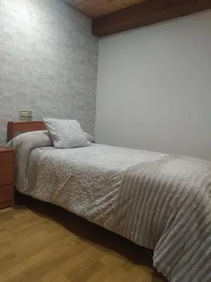 Cama o camas de una habitación en Casa Rural La Maestra