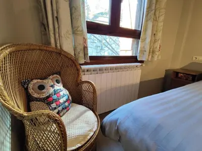 Cama o camas de una habitación en Boira, ideal familias, preciosas vistas, garaje incluido