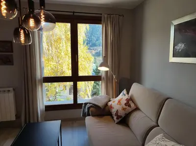 Zona de estar de Boira, ideal familias, preciosas vistas, garaje incluido