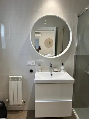Un baño de Casa Las Pozas