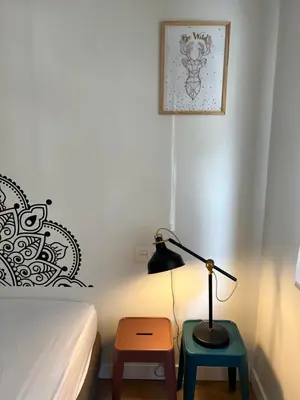 Cama o camas de una habitación en Casa Las Pozas