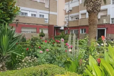 Jardín al aire libre en El Jardín de Paula