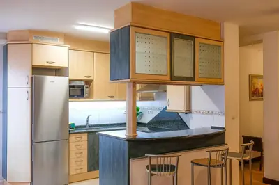 Una cocina o zona de cocina en APARTAMETO BAZTANGOA I
