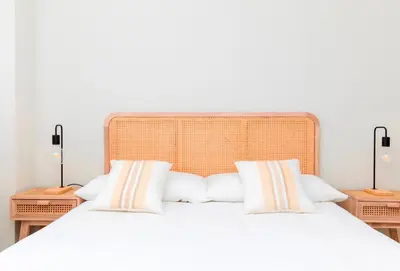 Cama o camas de una habitación en Casa Elisa con piscina y parking