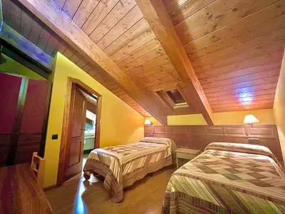 Cama o camas de una habitación en Hotel Solana