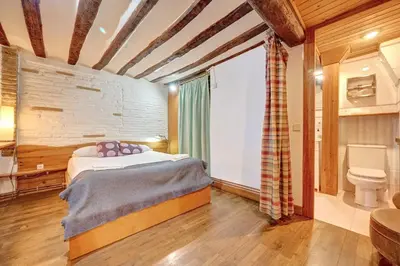 Cama o camas de una habitación en Casa Ana Mari II by Clabao