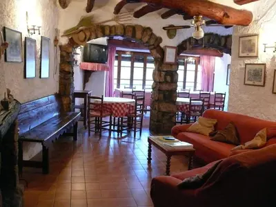 Zona de estar de Cal Mateu, Casa de Pagès
