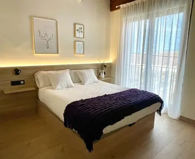 Cama o camas de una habitación en Villa Gratal