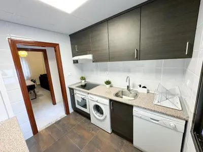 Una cocina o zona de cocina en La Paloma del Pilar - Turistea Suites