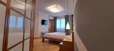 Cama o camas de una habitación en Dúplex Luxury Alfaro