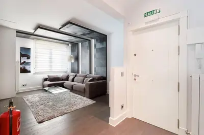 Zona de estar de Tranquilo Apartamento en pleno corazón de Pamplona