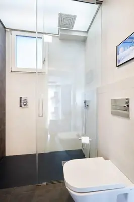 Un baño de Tranquilo Apartamento en pleno corazón de Pamplona