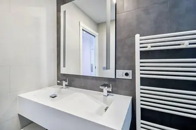 Un baño de Tranquilo Apartamento en pleno corazón de Pamplona