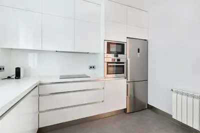 Una cocina o zona de cocina en Tranquilo Apartamento en pleno corazón de Pamplona