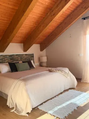 Cama o camas de una habitación en As Fuebas de Patricio