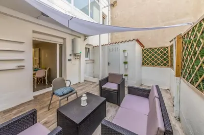 Zona de estar de Apartamento con terraza