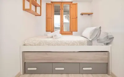 Cama o camas de una habitación en La Solanda de Sallent