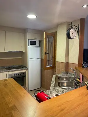 Una cocina o zona de cocina en APARTAMENTO EN LA VALL FOSCA