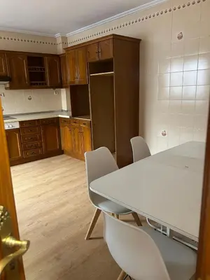 Una cocina o zona de cocina en Pensión Arnedo