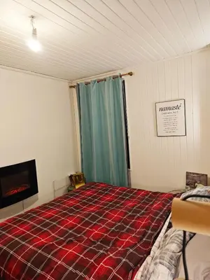 Cama o camas de una habitación en Residencial La Moleta