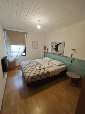 Cama o camas de una habitación en Residencial La Moleta