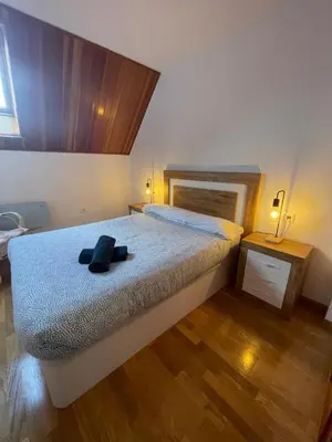 Cama o camas de una habitación en Apartamento Alba4