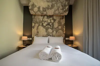 Cama o camas de una habitación en Hotel-Boutique by Gonzalo Sesma
